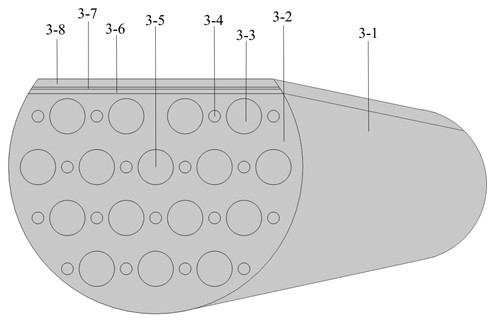 Near-infrared double-peak PCF refractive index and magnetic field double-parameter sensing system