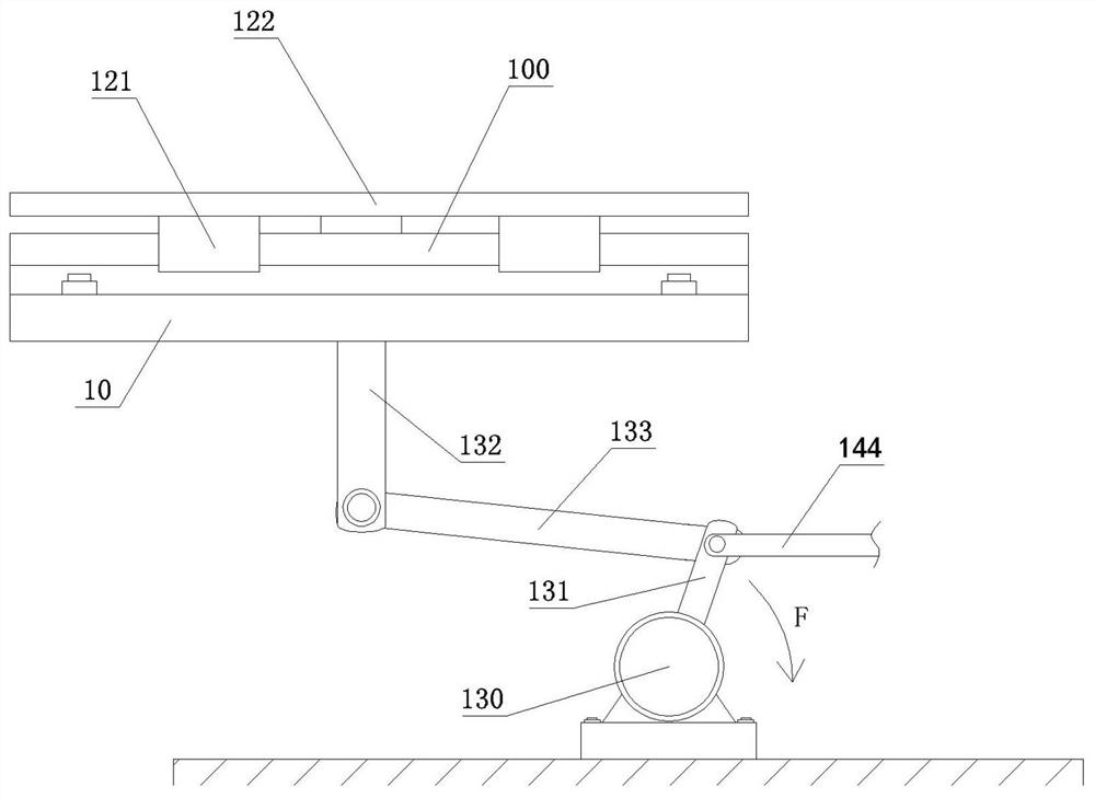 Full-automatic moso bamboo cutting-off and conveying production line